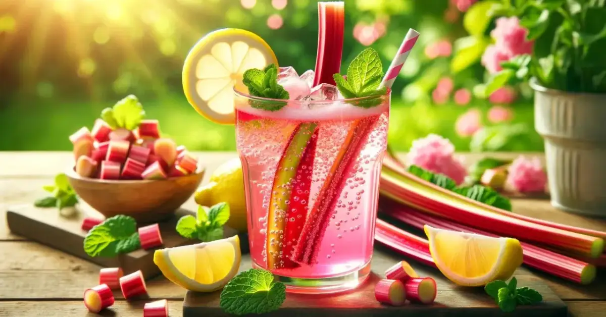 Orzeźwiający koktajl z rabarbarem – prosty przepis na zdrowy napój