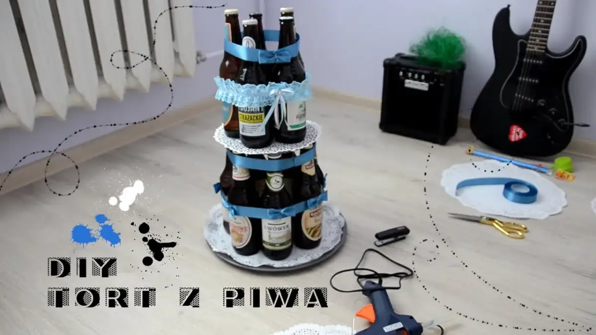 Jak zrobić tort z butelek alkoholu? Poradnik DIY na prezent