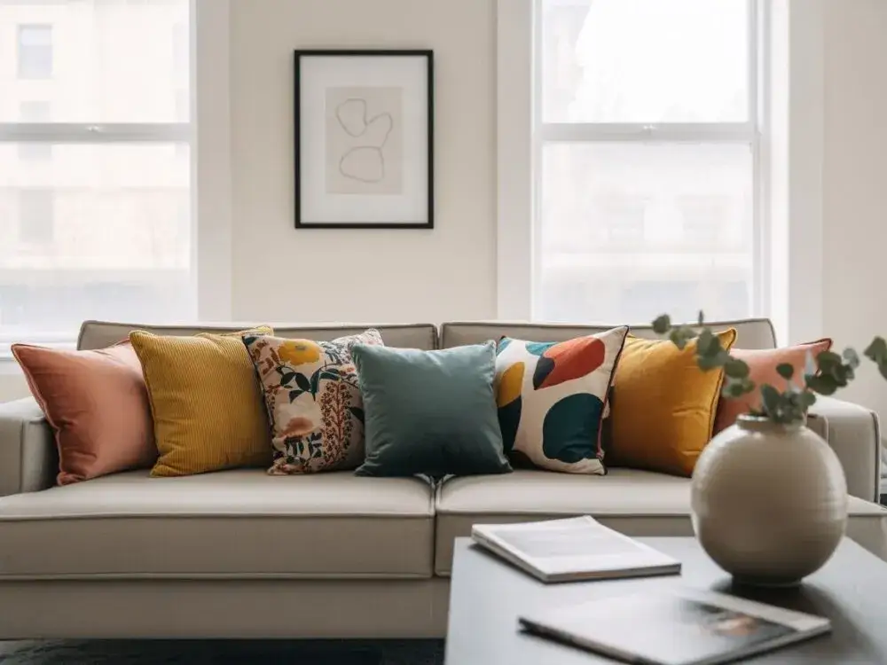 Jak dobrać poduszki do kanapy, aby uniknąć błędów w aranżacji