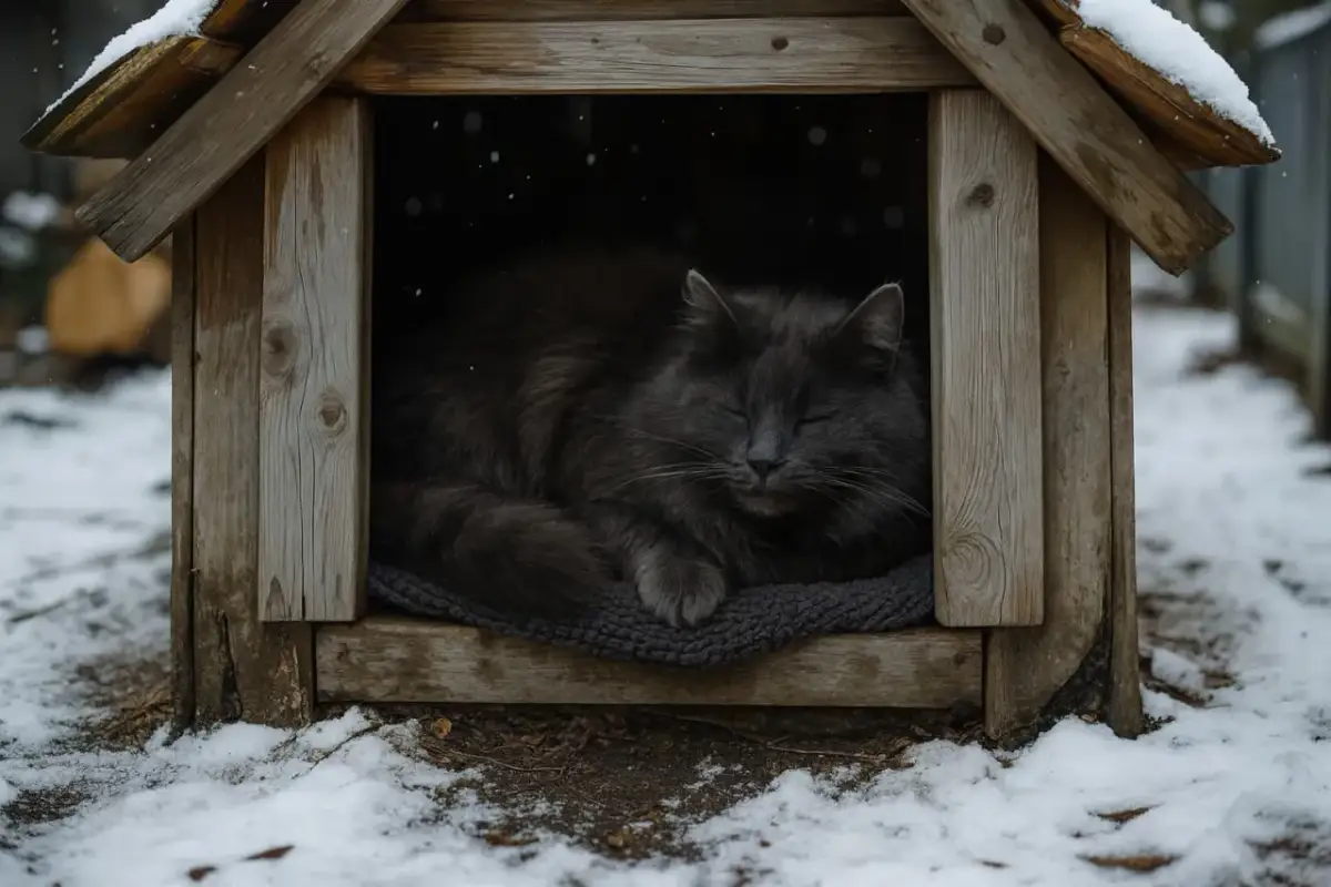 Jak zbudować domek dla kota? Ciepły azyl dla domowych i wolno żyjących