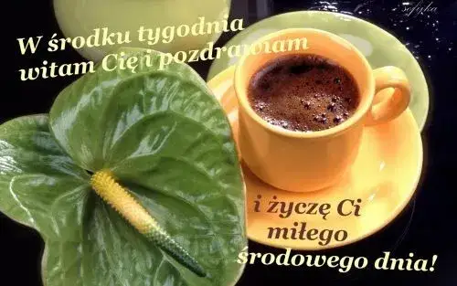 Życzenia na środę: teksty, GIFy, kawa popraw humor w środku tygodnia!