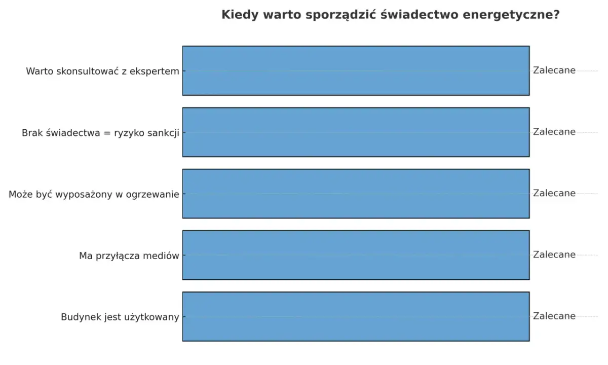 Kiedy trzeba sporządzić świadectwo charakterystyki energetycznej budynku? Dowiedz się, by uniknąć problemów.