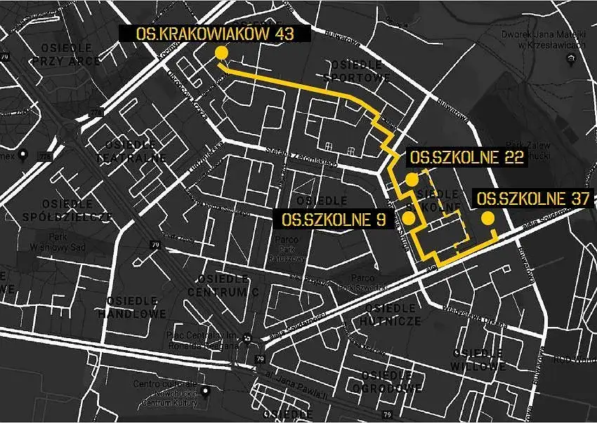 Jak łatwo dojechać do Osiedla Szkolnego w Krakowie - Sprawdź trasy