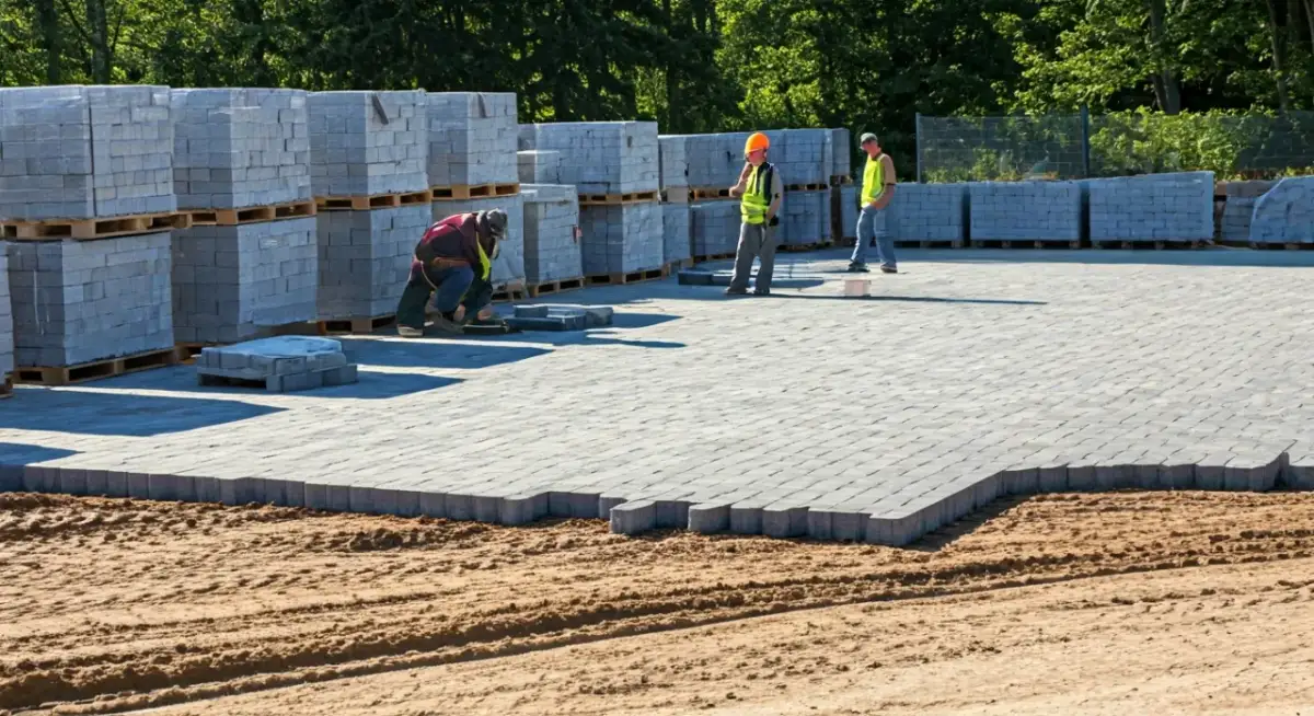 Ile m2 kostki brukowej na palecie? Sprawdź, zanim kupisz