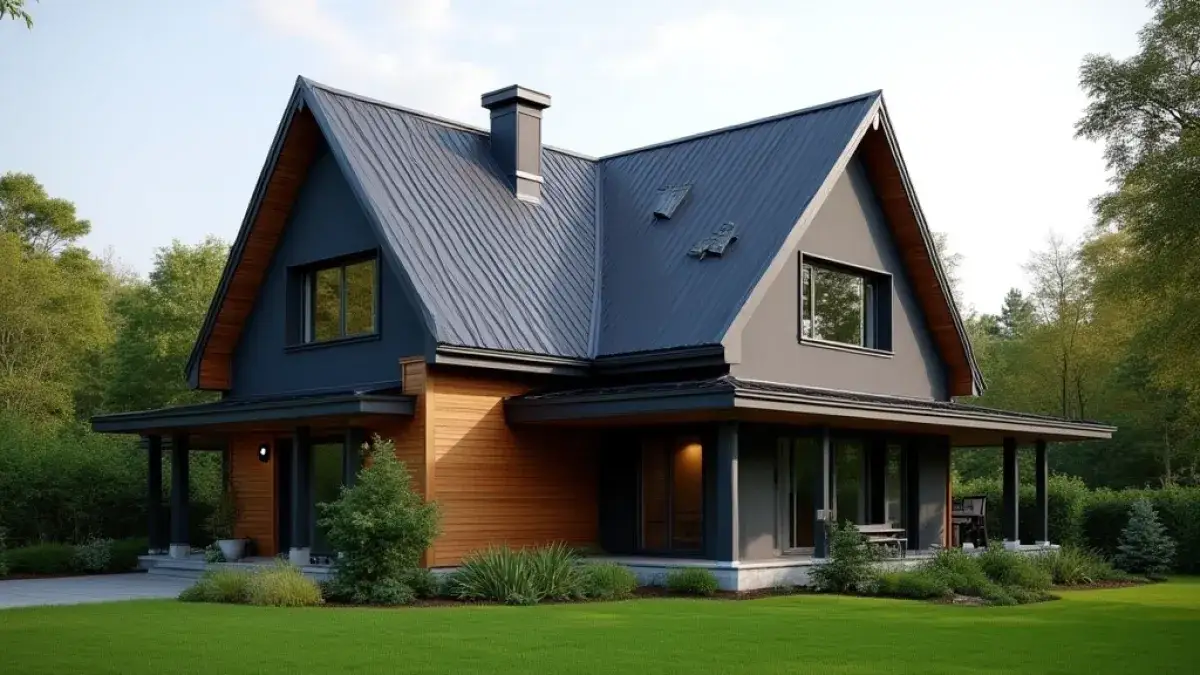 Jaki kolor elewacji do antracytowego dachu? Odkryj idealne połączenia