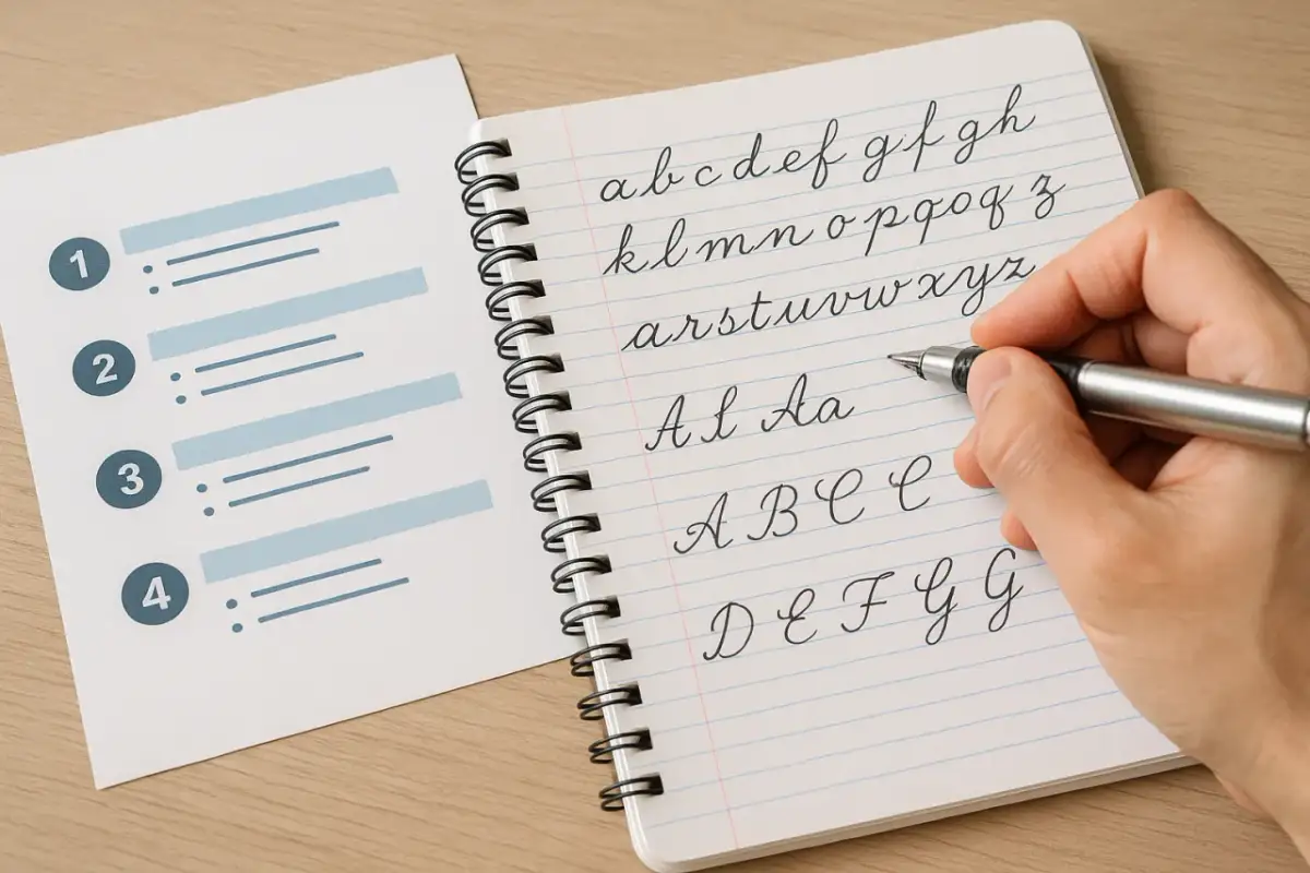 Jak pisać w zeszycie w szeroką linię? Prosty przewodnik