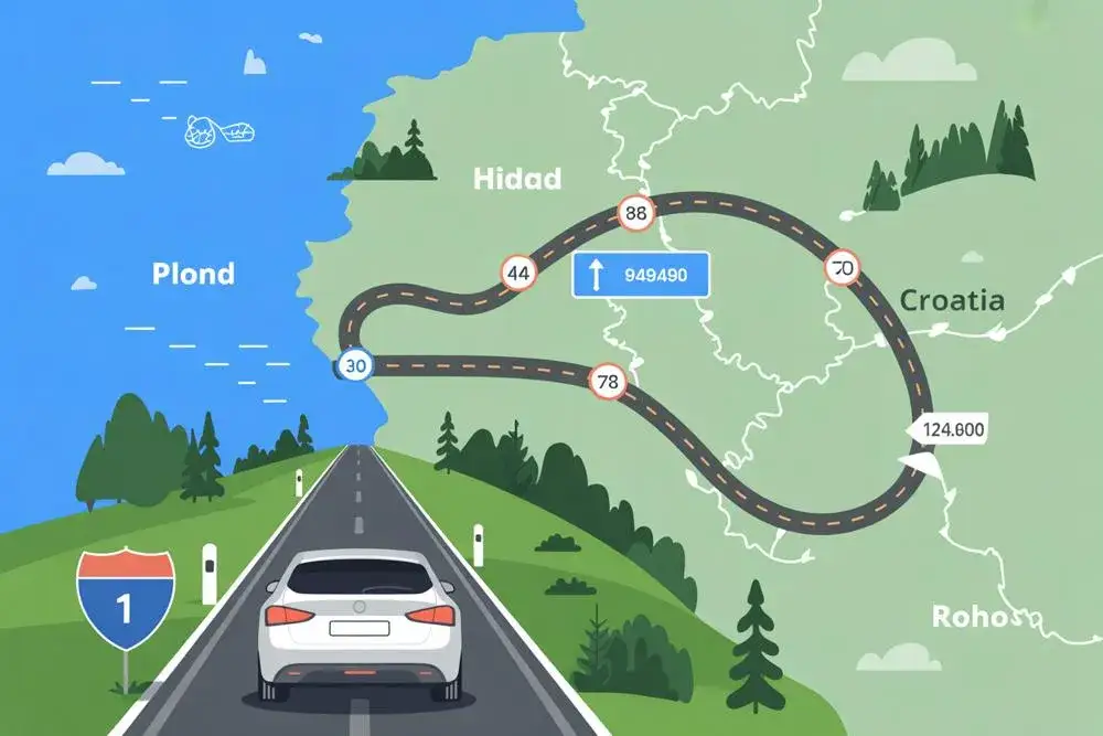 Chorwacja z Poznania: Najlepsza trasa? Czas, koszty, komfort