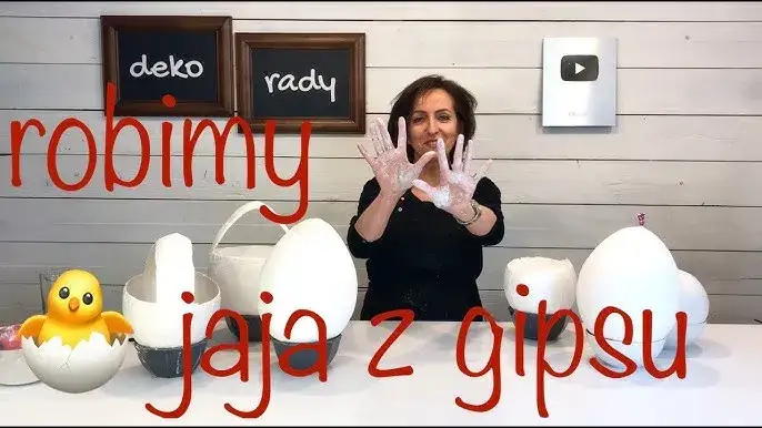 Jak zrobić jajko z gipsu - prosta metoda na dekorację w kilka kroków