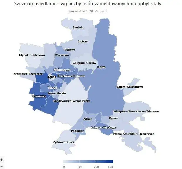 Ile ludzi mieszka w Szczecinie? Zaskakujące dane o populacji