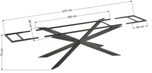 Jak zrobić nogę do stołu pająk - krok po kroku z materiałami i wymiarami