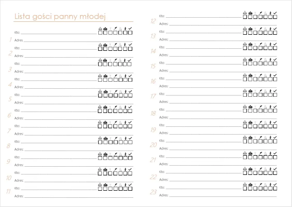 Lista gości na chrzciny: Stwórz ją bez presji i poczucia winy