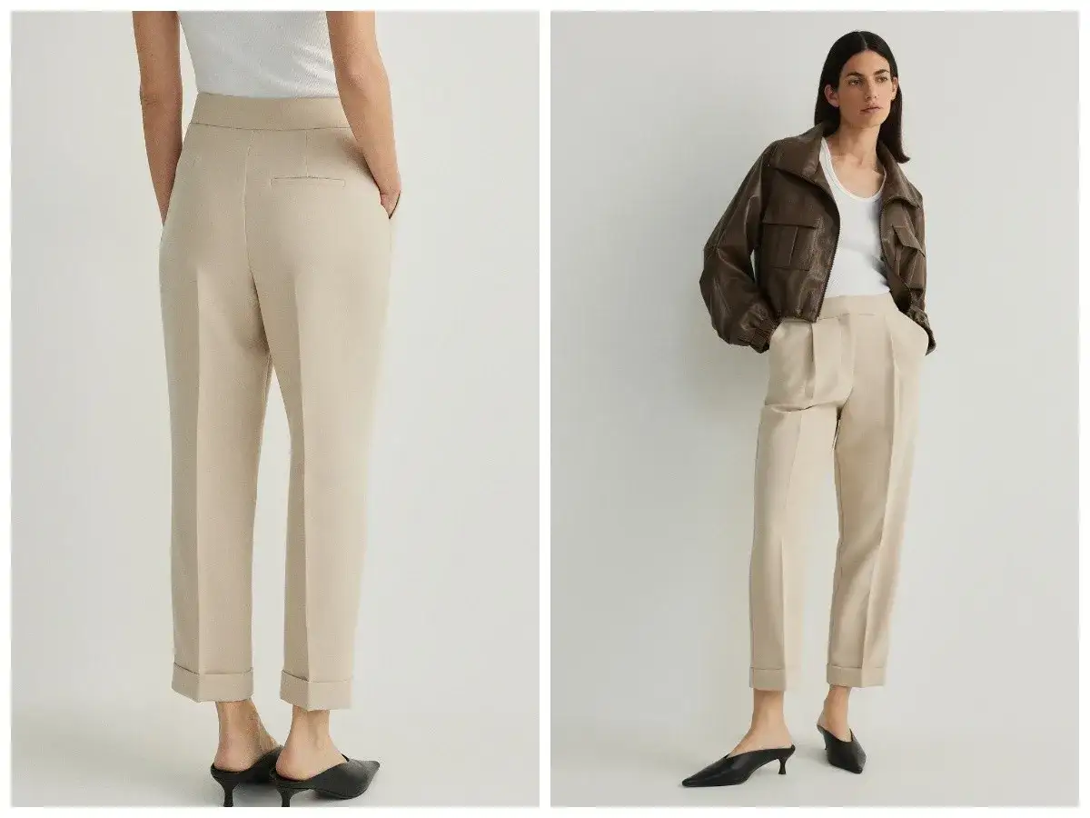 Beżowe spodnie: 50+ stylizacji na każdą okazję (2025)
