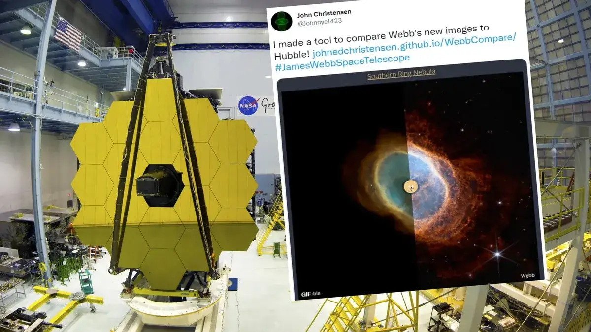 Teleskop ile? Odkryj różnice między Hubblem a Jamesem Webbem