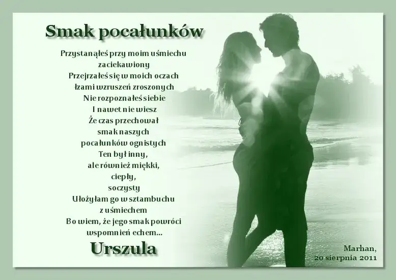 Wiersze o pocałunkach, które poruszają serce i duszę