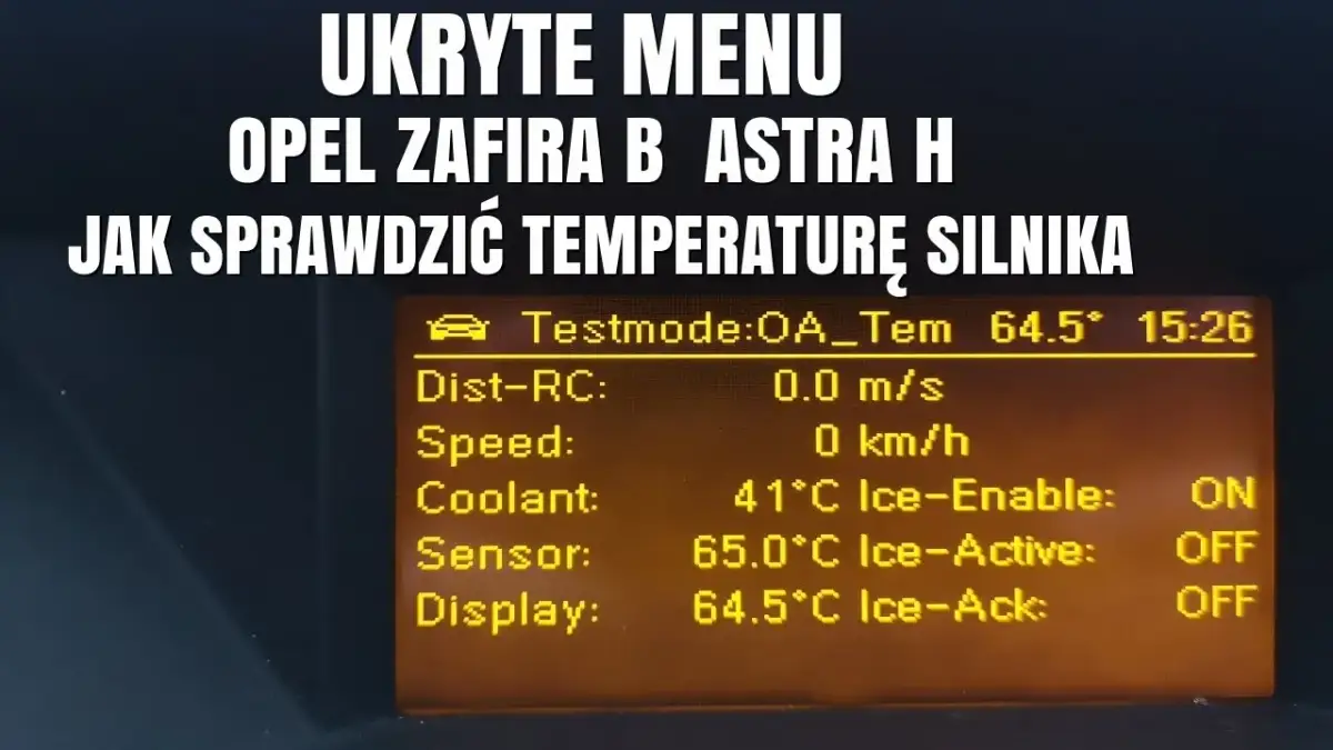 Jak prawidłowo sprawdzić temperaturę silnika w Oplu Astra H? Porady i metody