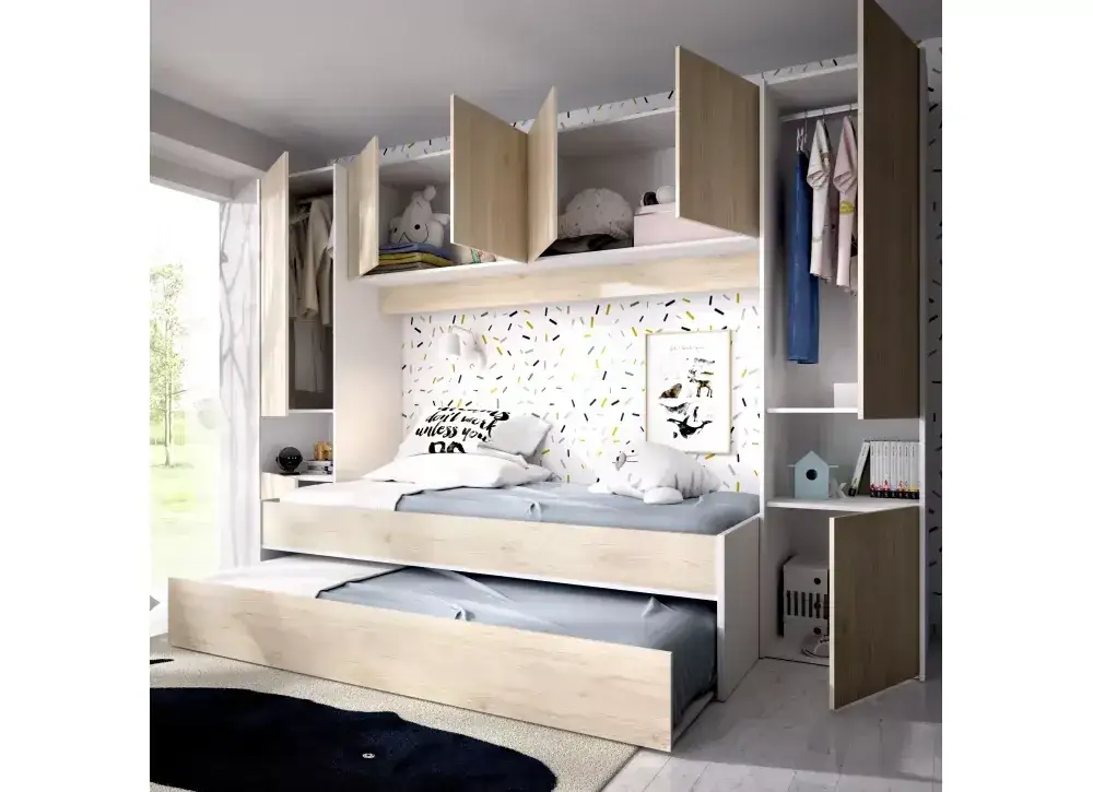 Dormitorios puente juveniles: la guía para maximizar el espacio