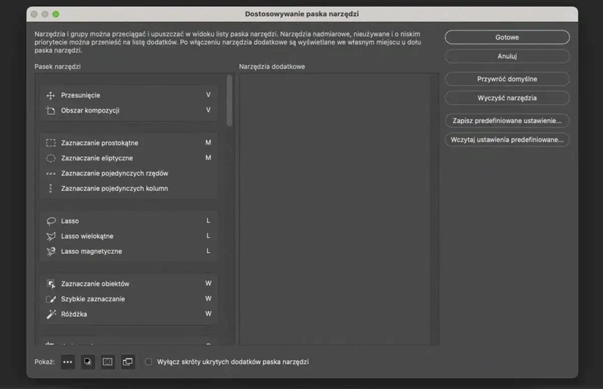 Photoshop: Pasek narzędzi zniknął? Przywróć go w 30 sekund!