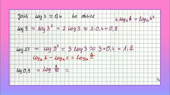 Oblicz podstawę logarytmu: Opanuj to w 3 krokach! Przykłady.