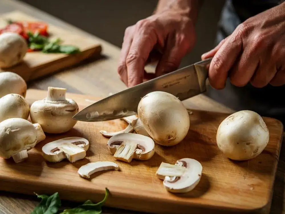 Podsmażać pieczarki na pizzę? Sekrety chrupiącego ciasta!