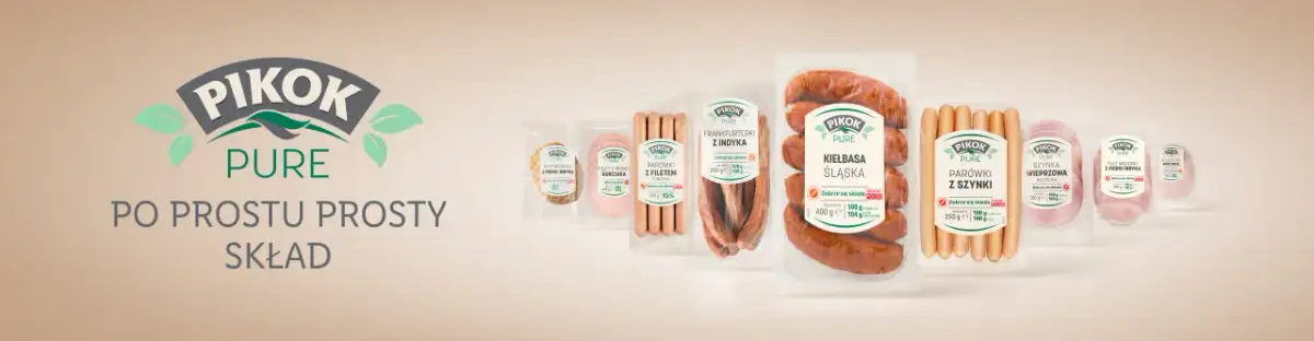 Kiełbasa śląska Pikok Pure - poznaj skład i wartości odżywcze