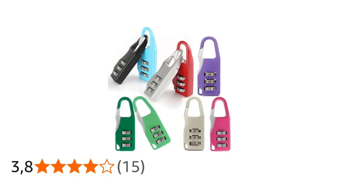 Kolorowe kłódki szyfrowe 3 cyfrowe. Dowiedz się, jak otworzyć kłódkę na szyfr 3 cyfrowy, obracając pokrętła.