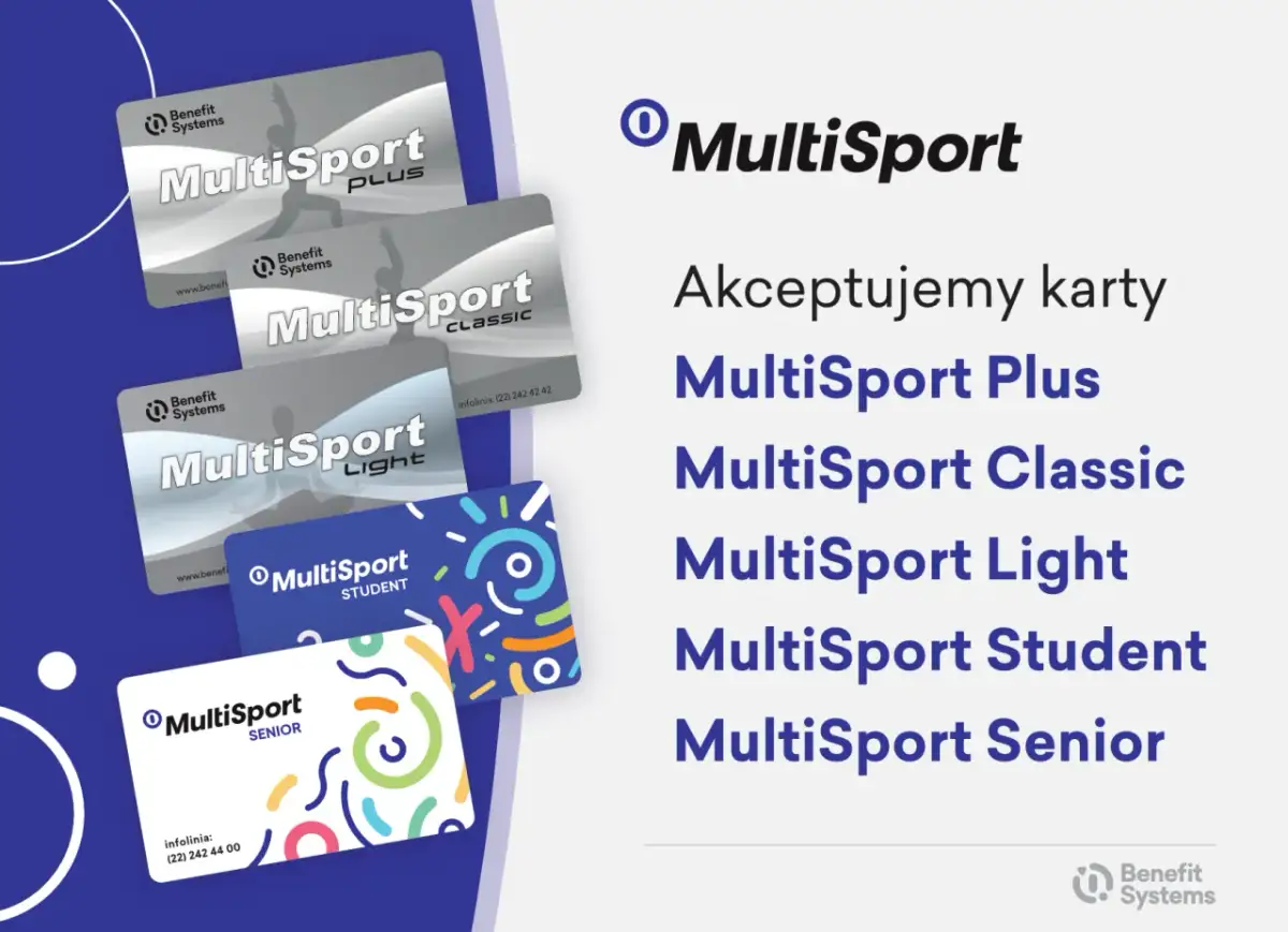 Karty Multisport Plus, Classic, Light, Student i Senior.