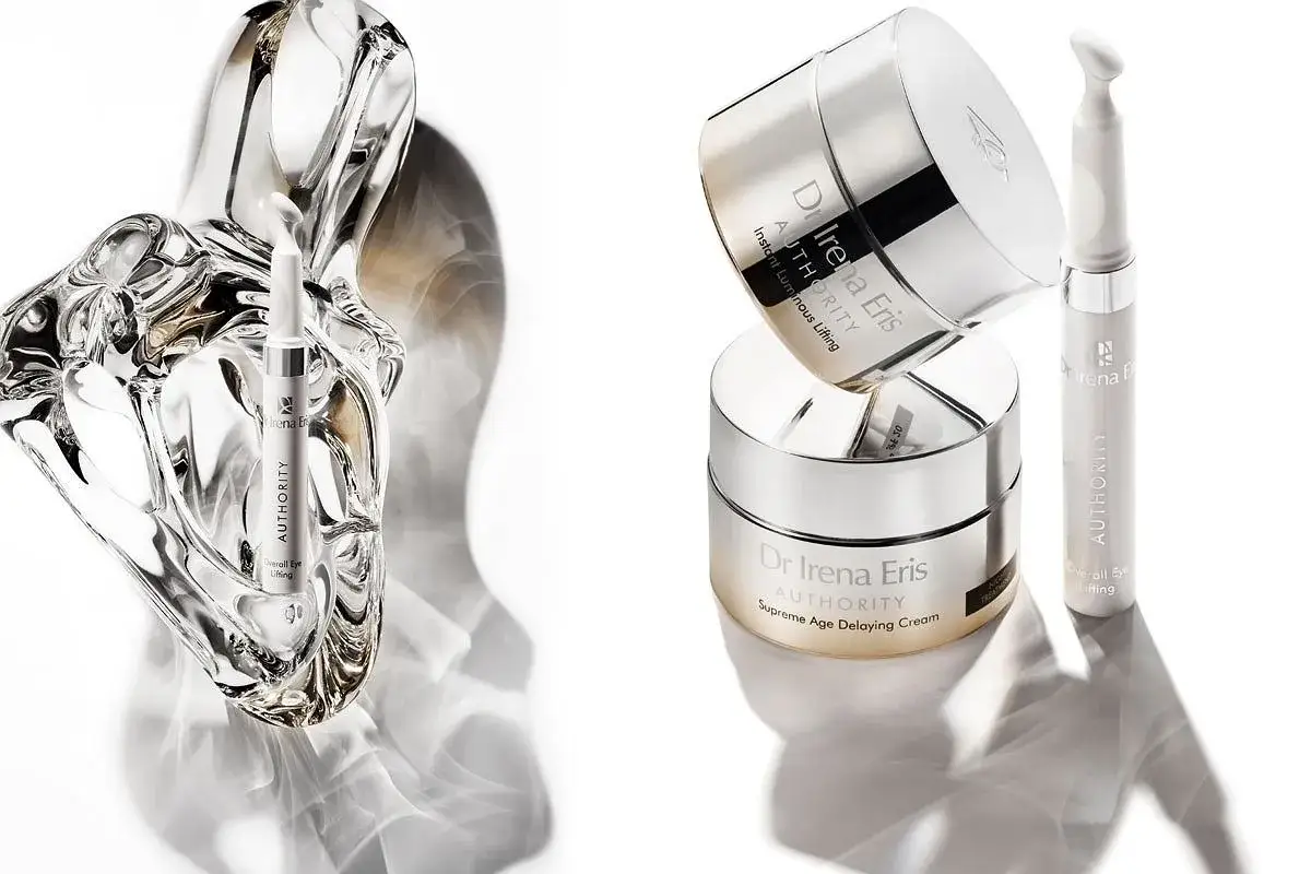 Kremy i serum Dr Irena Eris AUTHORITY – odpowiedź na pytanie: anti aging co to. Luksusowe opakowania podkreślają działanie.