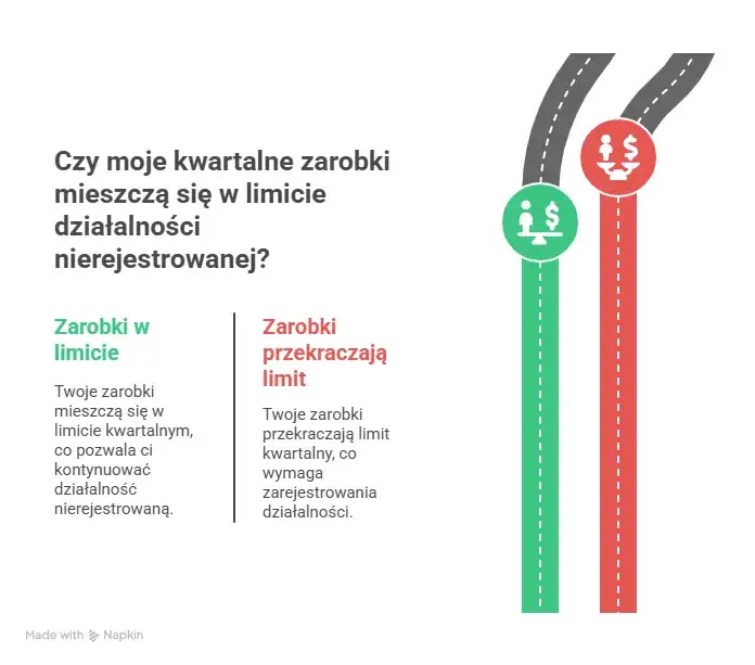 Działalność nierejestrowana 2025: Limit 3469,50 zł wszystko wiesz?