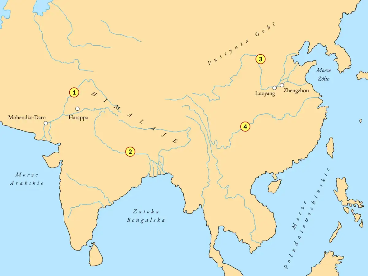 Dlaczego pierwsze cywilizacje powstały nad wielkimi rzekami? Odpowiedzi