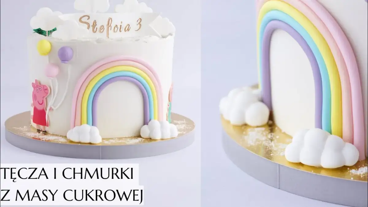 Jak przykleić ozdoby z masy cukrowej do tortu w prosty sposób