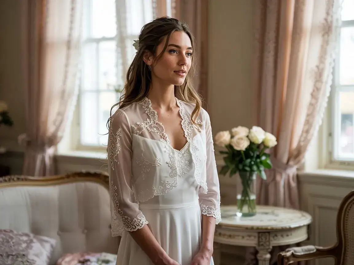 Jakie bolerko do koronkowej sukni ślubnej, aby uniknąć modowych błędów?