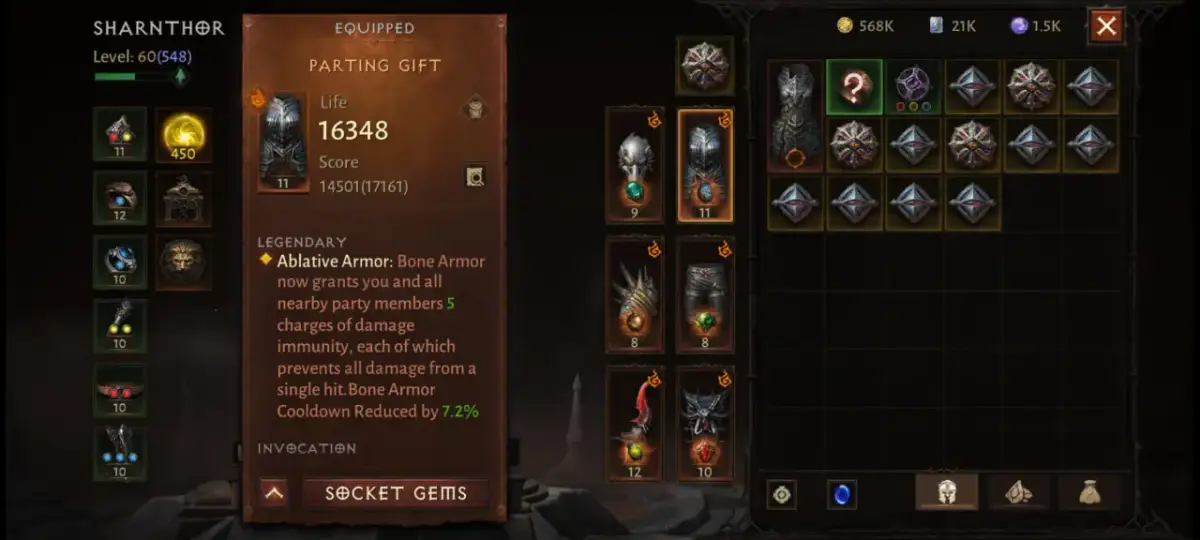 Najlepsze klejnoty dla nekromanty w Diablo Immortal, które musisz znać