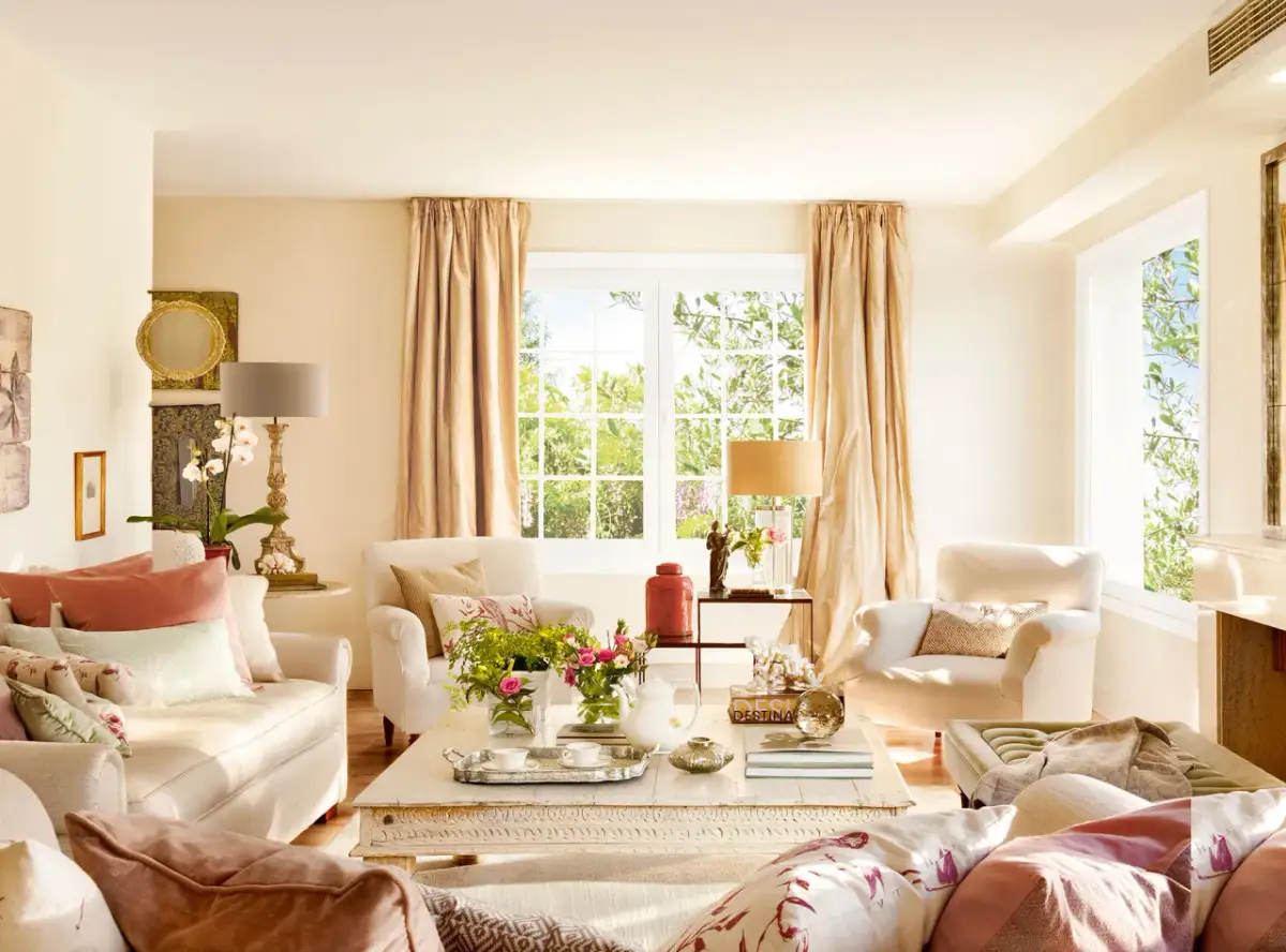 Cortinas clásicas para salón: Secretos para un ambiente único