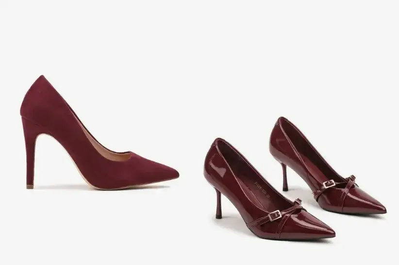 Bordowe buty: Stylowe stylizacje dla niej i dla niego