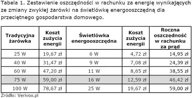 Ile prądu zużywa żarówka? Oszczędzaj na rachunkach za energię