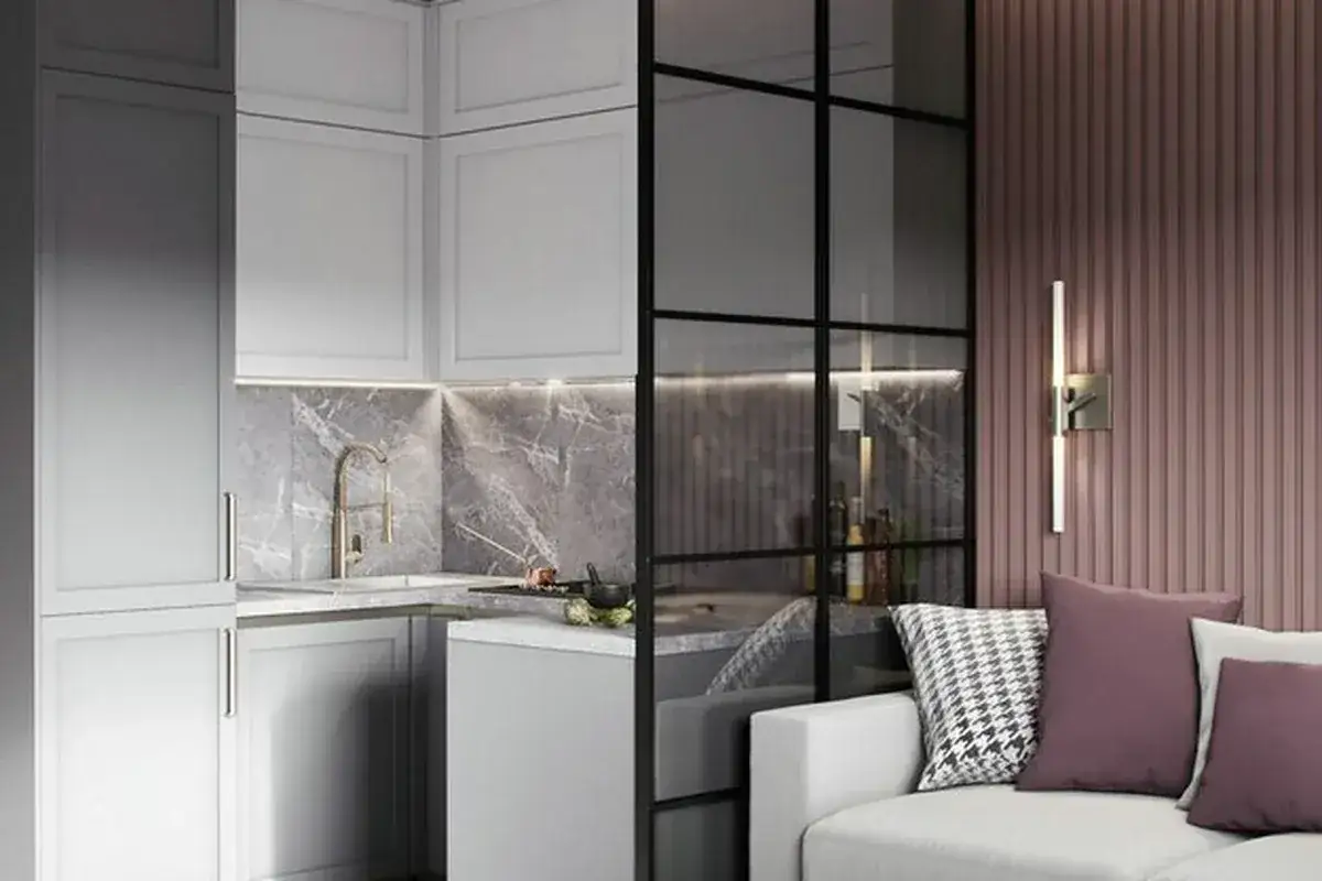 Oddziel kuchnię od salonu: Sprytne triki na spokój i porządek