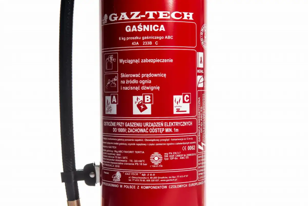 Gaśnica proszkowa: Kiedy ratuje, a kiedy szkodzi? Sprawdź!