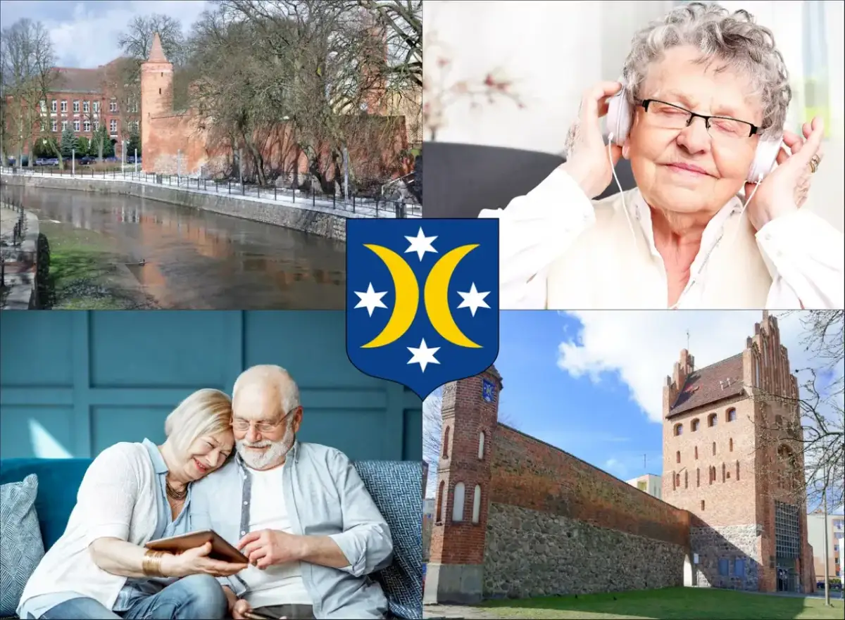 Dom seniora Centrum Rehabilitacji Goldental: szczęśliwi seniorzy, zabytkowa architektura i relaks.