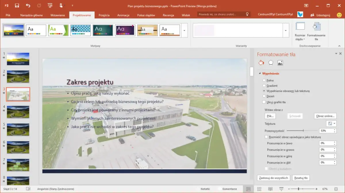 Jak ustawić tło w PowerPoint, by prezentacja zachwycała każdego odbiorcę