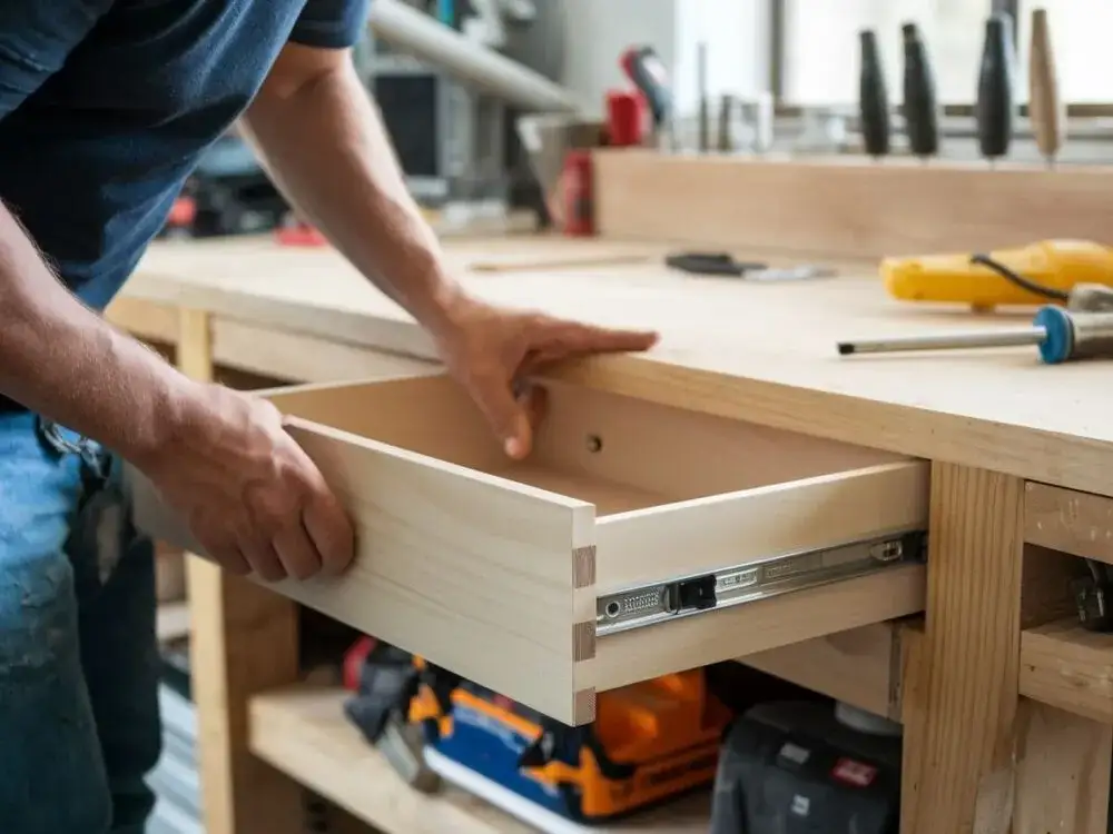 Zbuduj szufladę do stołu warsztatowego Poradnik DIY