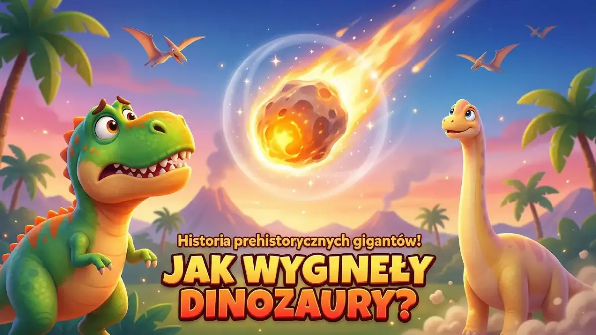 Dlaczego dinozaury zniknęły? Tajemnica asteroidy dla dzieci