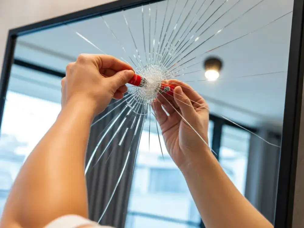 Skuteczna naprawa uszczerbionego lustra: 5 sprawdzonych sposobów w domu