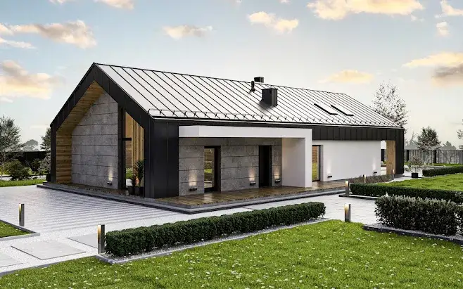 Projekty domów z dachem dwuspadowym - oszczędność i styl w budowie