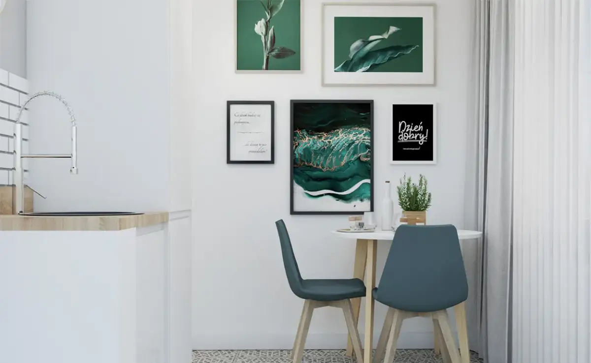 Pomysły na dekorację pustej ściany w kuchni, które zachwycą każdego