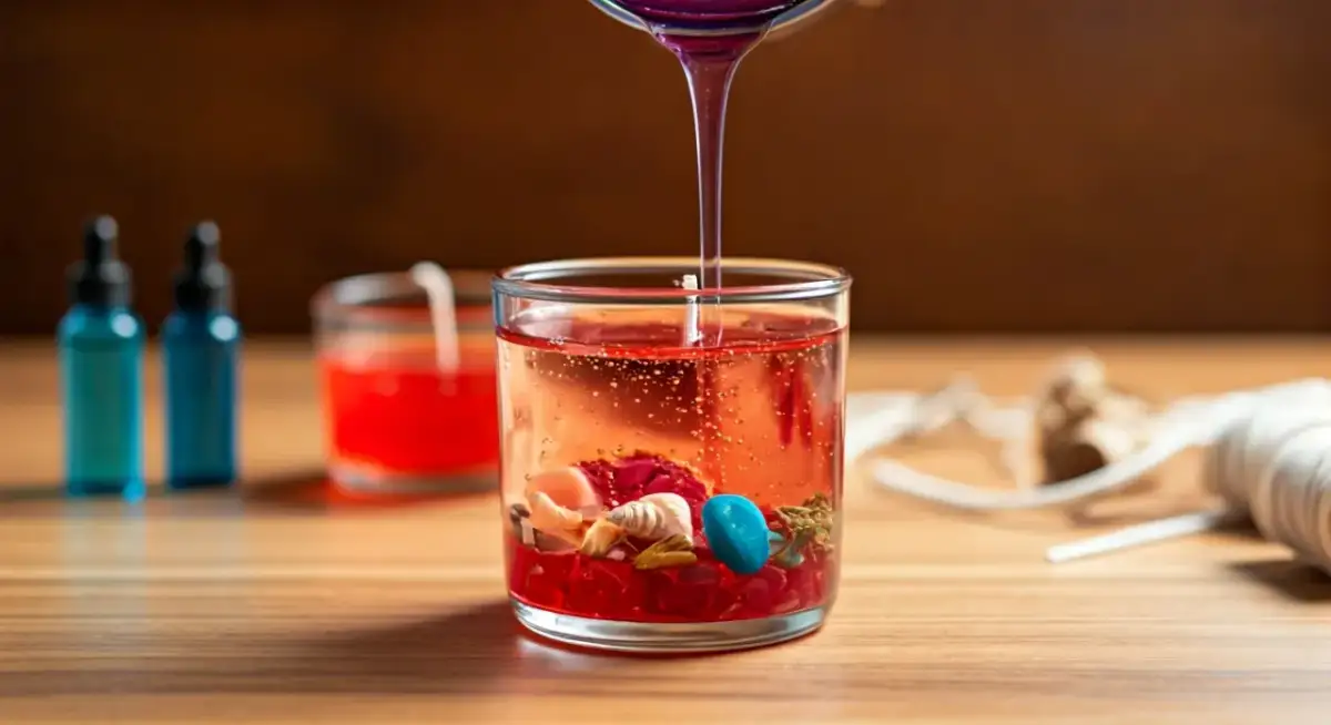 Jak zrobić świeczkę z żelu parafinowego - proste kroki bez błędów