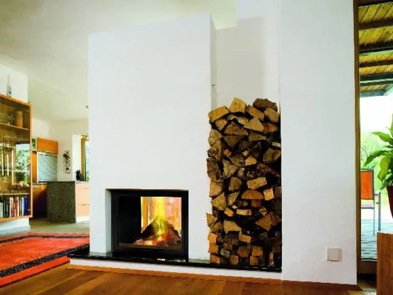 Bezpieczne i estetyczne materiały na ścianę za kominkiem