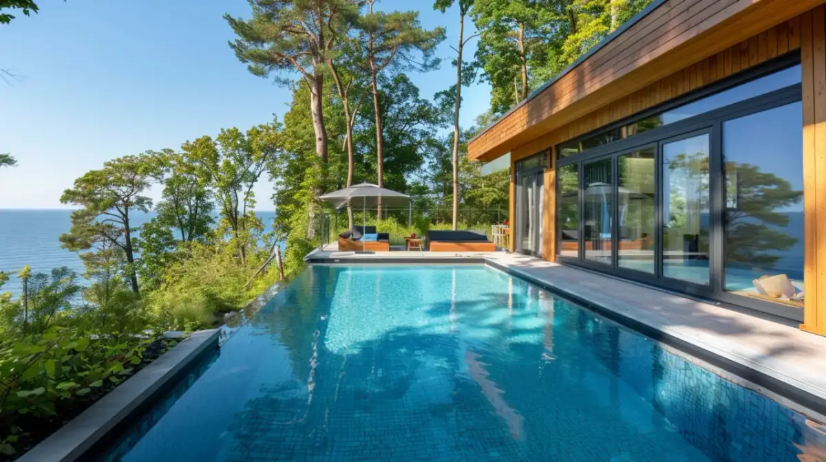 Domki z basenem Łeba: Komfortowe noclegi z basenem w Łebie