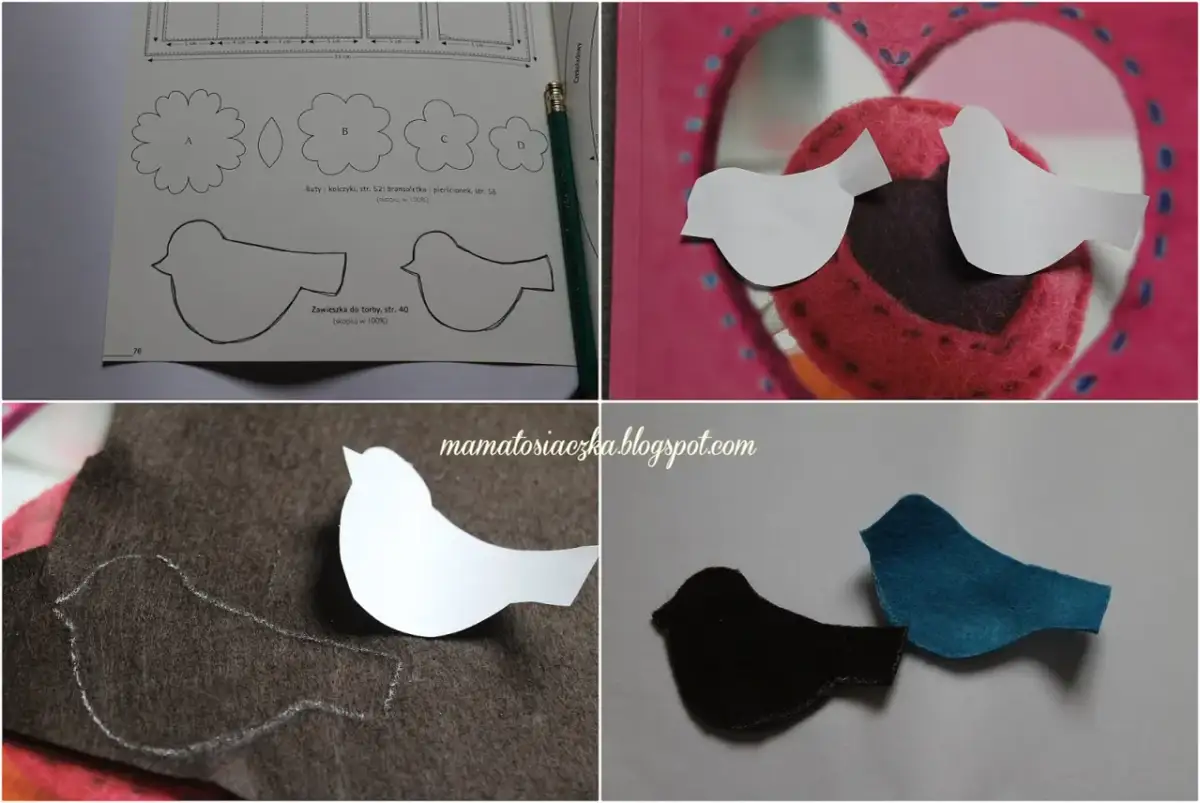 Filcowe ozdoby: Zrób to sam! Proste instrukcje i darmowe szablony