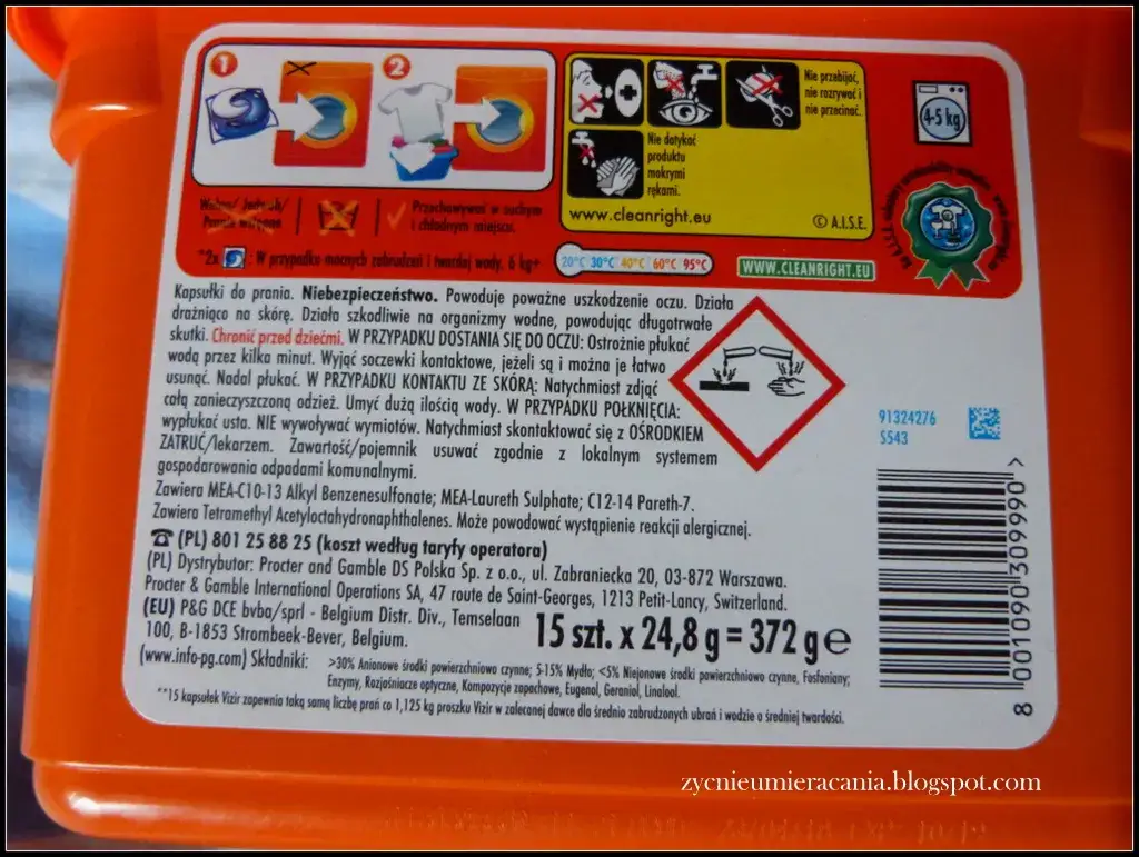 Kapsułki Vizir: Kapsułka na dno bębna! Jak prać bez problemów?