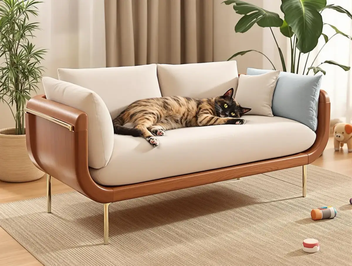 Jaka kanapa przy kotach? Przewodnik po tkaninach i trikach